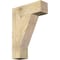 Ekena Millwork Traditional Block Rough Sawn Bracket, Douglas Fir, 6"W x 20"D x 28"H BKT06X20X28TRA05RDF - alternate 1